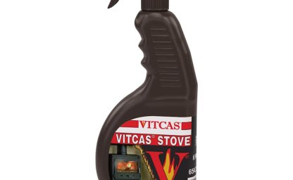 Cleaning the fireplace glass doesn't have to be a chore