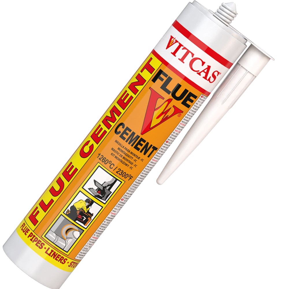 Vitcas Premium Flue Cement for compatible ceramic flue joints
