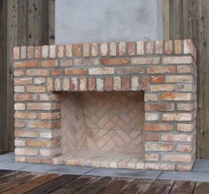 outdoor fireplace